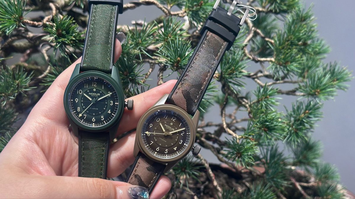 BeyondHMS758's tweet photo. 【NODUS Watches🇺🇸】
先月発売したばかりの新作のご紹介です✨

軽量なチタンケースにCerakoteコーティングを施すことで、
高い耐久性と快適な装着感を実現。

視認性と携行性を追求した本格フィールドウォッチ！ https://t.co/8wQkACwBRl