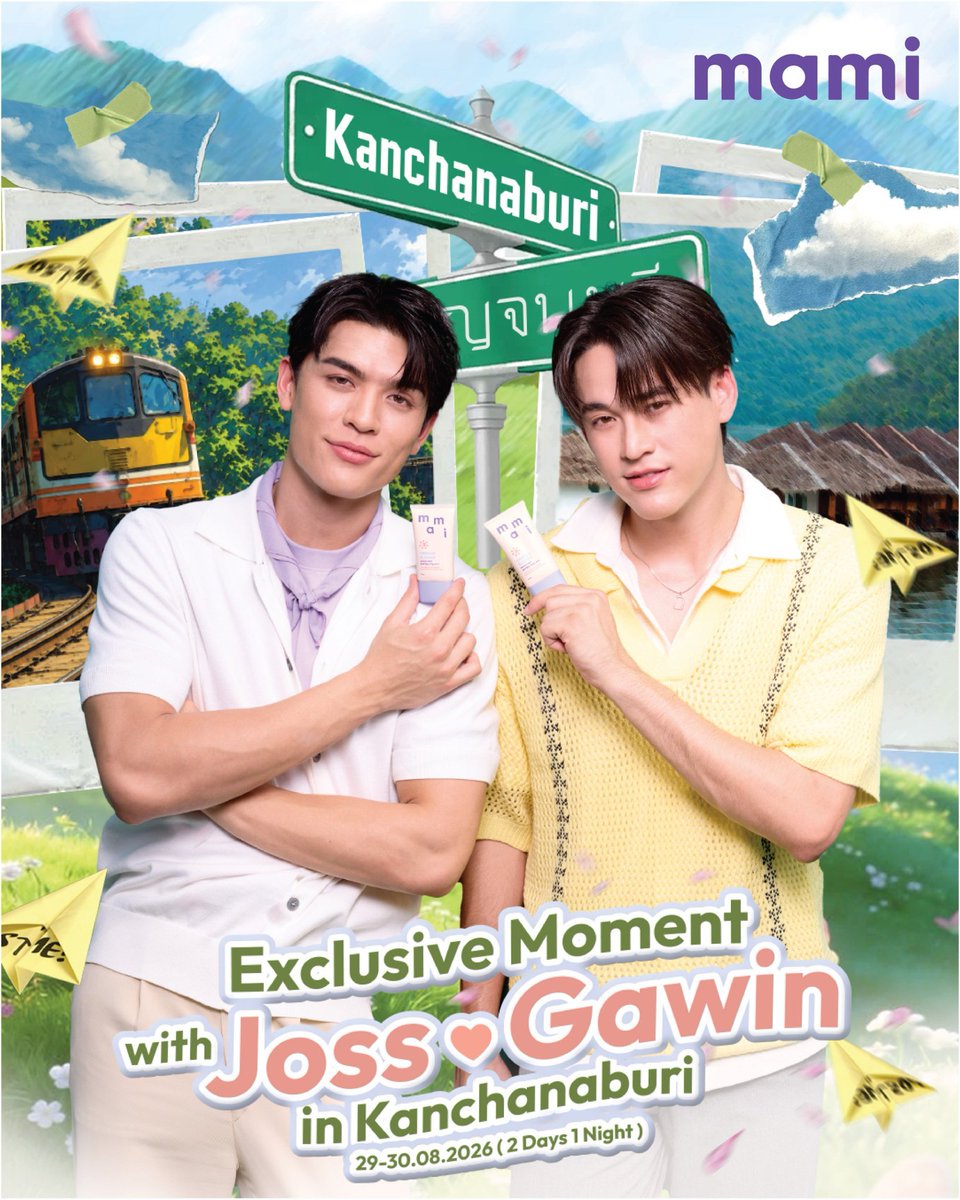 jgg388883's tweet photo. JGG Schedule AUG 2026 

05/08 - 17.30 🐻🐧🏀
SF Friends Screening at Central World

15/08 - 13.30 🏀
Character Fest Thailand 2 at Central World

23/08 - 15.00 🐻🐧
All Star Games at MOA Arena, PH

29-30/08 - 🐻🐧
Joss💚Gawin in Kanchanaburi

#JossGawin #จอสกวิน #GUINZLY https://t.co/ROavgfKSgz