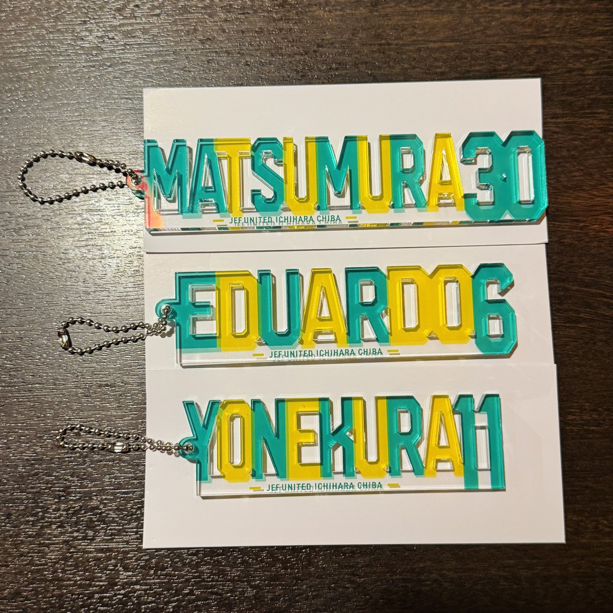 kibayan_mogura's tweet photo. とりあえず交換でまずはお願いしたいです！

ネームスタンドキーホルダー
【譲】
6 エドゥアルド
11 米倉
30 松村

【求】同種18なおくん

よろしくお願いします(;´人`)！！

#jefunited 
#シークレット https://t.co/07aMEU5DX3