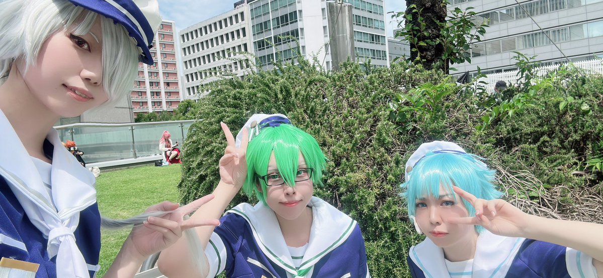 yu_mito310's tweet photo. セーラー3人可愛いね
んで、フォロワーどこいるの？？ https://t.co/BzsS79SWt9