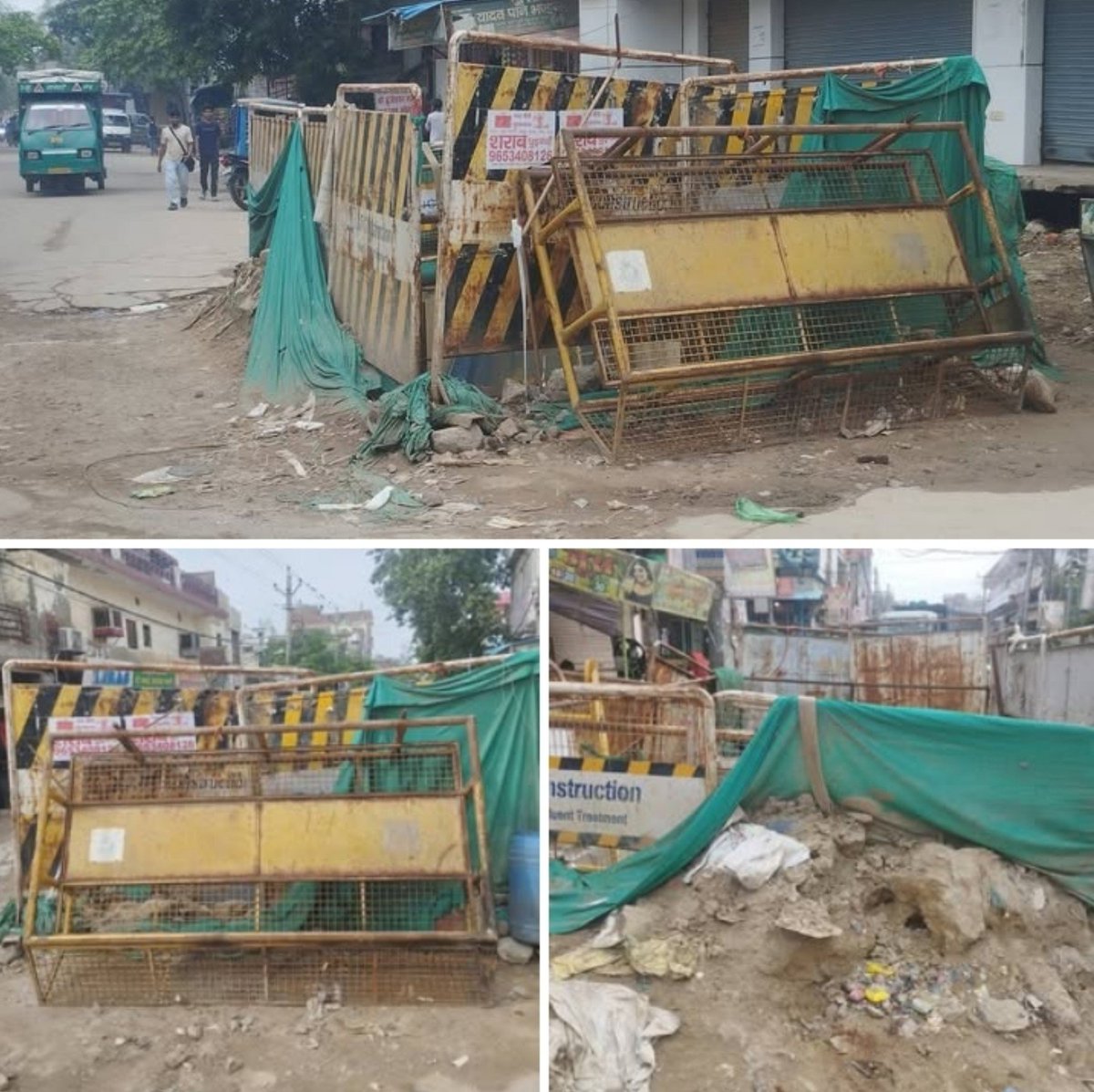 YadavSubhashUP's tweet photo. Day :1
किराड़ी विधानसभा में बाबा विद्यापति मार्ग पर यह सीवरलाइन प्रोजेक्ट का काम चल रहा है या अनिश्चितकालीन अतिक्रमण?

राशन दफ्तर चौक से रोहिणी से. 22 के कट तक यह सड़क पर एजेंसी की तथाकथित प्रयोगशाला बनी हुई है।
यह कथित प्रयोगशाला कब तक चलेगी 
@DelhiJalBoard कृपया समयसीमा बताएं। https://t.co/TrccfYrAq4