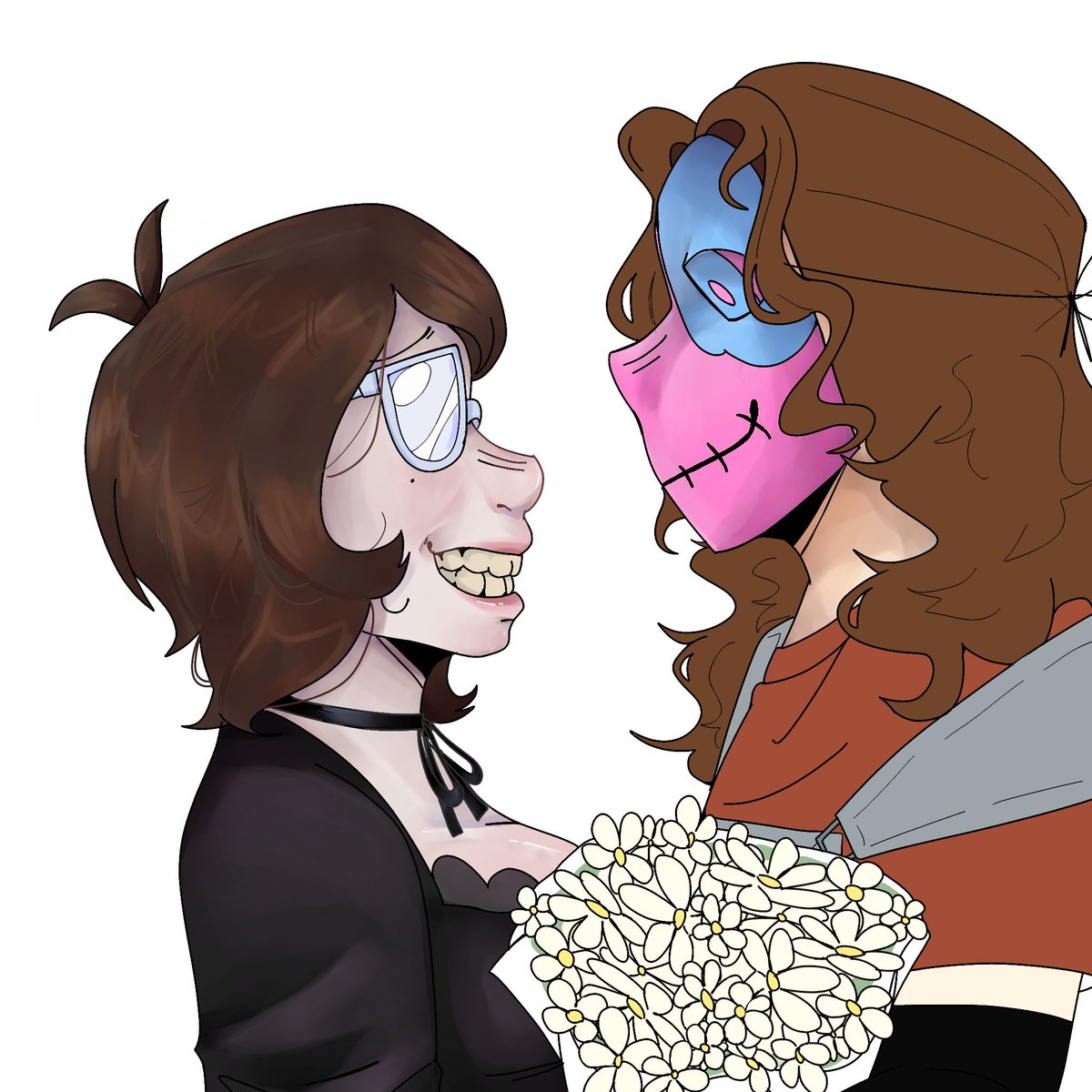 LaynnyEster's tweet photo. Terminé enterándome un poco tarde del cumpleaños de @Gothic_Damien Pero terminaré esta arte y la publicaré más tarde. https://t.co/NCCnB02zN9