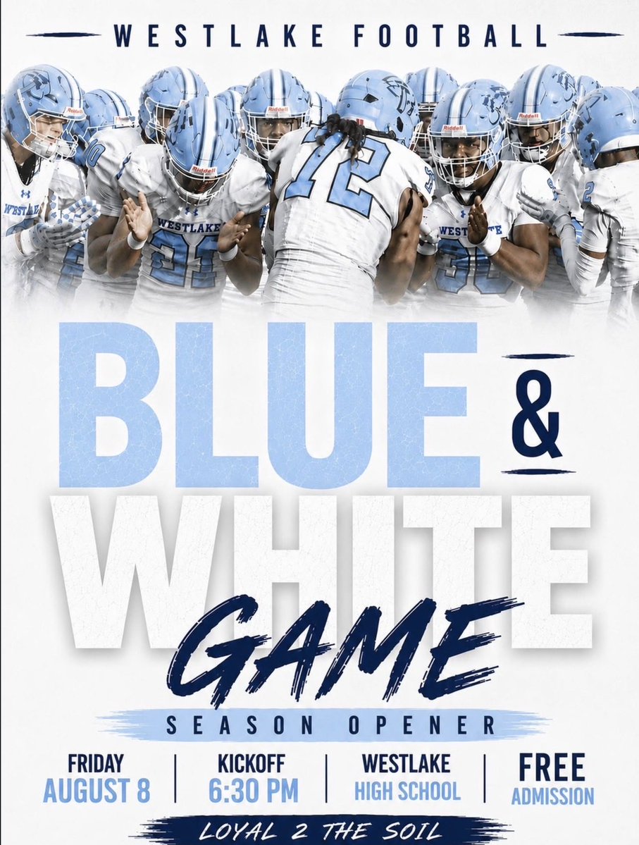 KaysonAshby's tweet photo. Super excited for the Blue &amp; White Scrimmage! More opportunities to get better and practice my craft before the season kicks off! #westlake #football #bleedblue #scrimmage #co2027 https://t.co/egZMj7WUBS