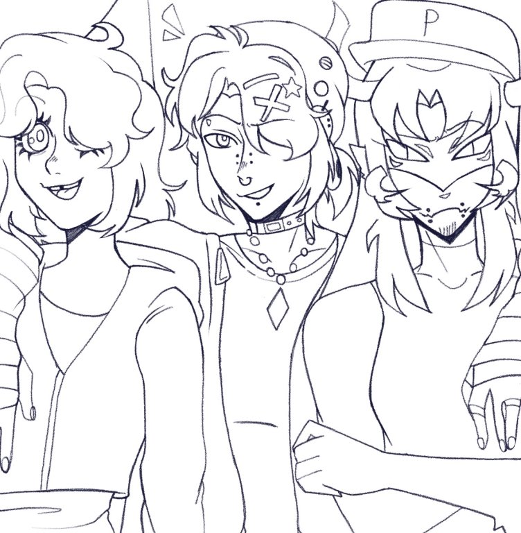 kittythebadart's tweet photo. Soon to be finished art of Pest, Poob, and Infected!! i will be posting more here. #Regretavator #artㅤㅤㅤ https://t.co/xEJ6xEz9e3