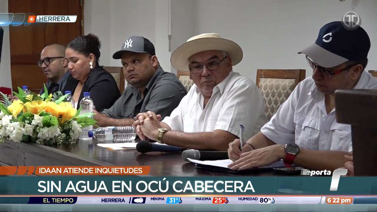 TReporta's tweet photo. Durante un Consejo Provincial desarrollado en la provincia de Herrera, funcionarios del Idaan escucharon las múltiples denuncias presentadas por los moradores y autoridades locales debido a la falta de agua potable en la región.

Pidieron la inauguración de la planta potabilizadora de Los Pozos lo más pronto posible.
