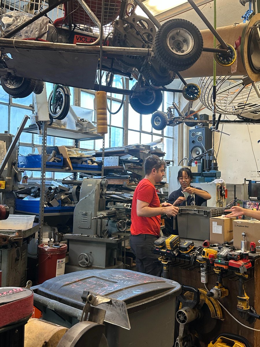 seeedstudio's tweet photo. #MITERS is a legancy🤓which was founded by #MIT students and alumni from the 1970s, where ideas are turned into real prototypes through hands-on building.
We're going to host another #reBot #robotics cooking hackathon tmr, together with Boston Robot Hackers and @FabFndn . Come by tomorrow by 10AM at Fab Kendall in Boston! See you soon😉https://t.co/EQMJVd59oO