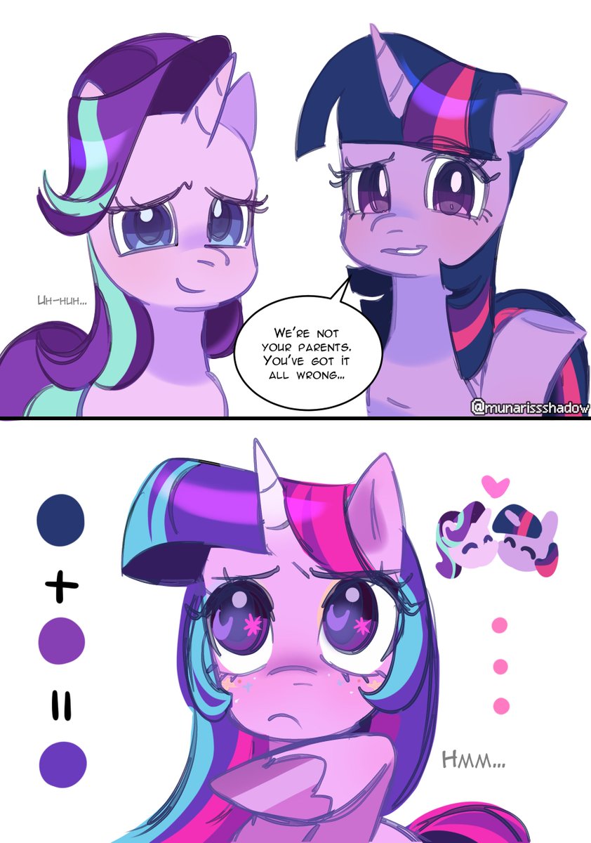 munarissshadow's tweet photo. Who wanted part two of Twilight and Starlight's daughter?💘 Hold on! :D
#mylittlepony #mlp https://t.co/UqkicHMSmR