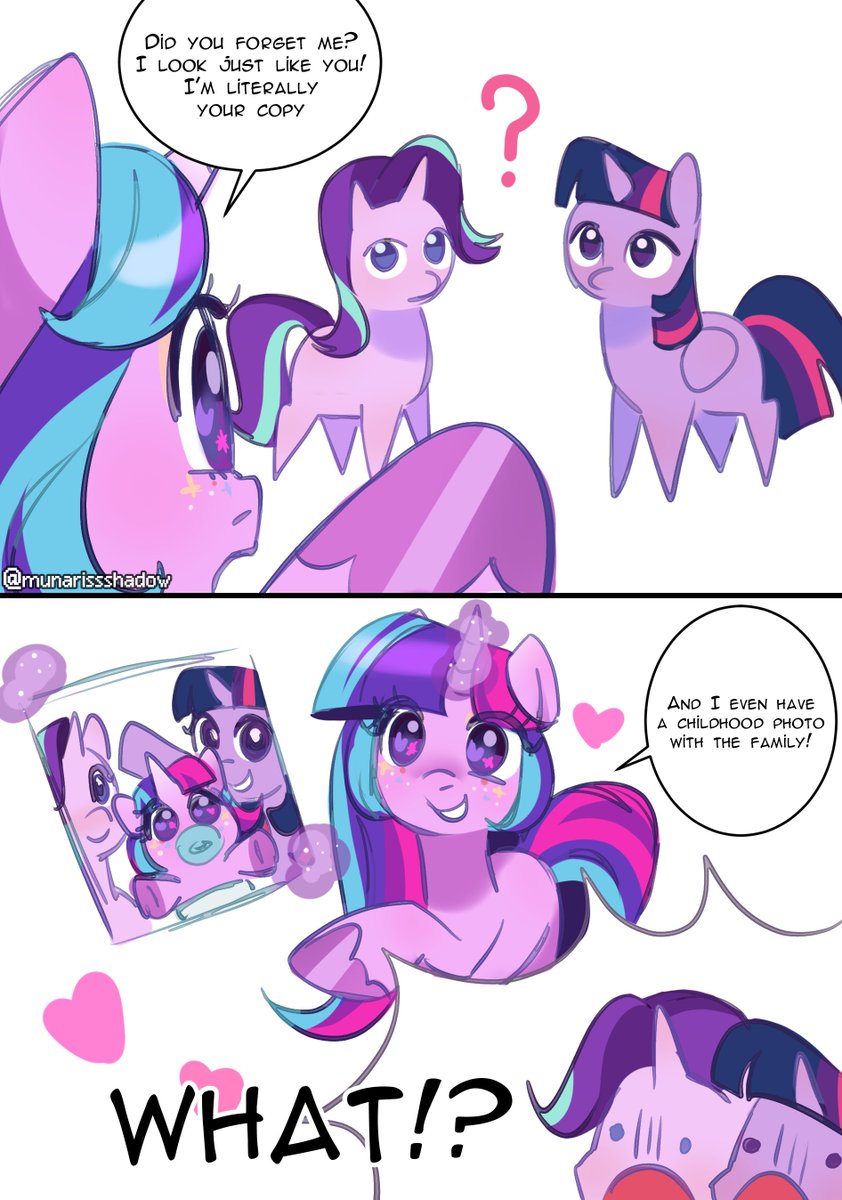 munarissshadow's tweet photo. Who wanted part two of Twilight and Starlight's daughter?💘 Hold on! :D
#mylittlepony #mlp https://t.co/UqkicHMSmR