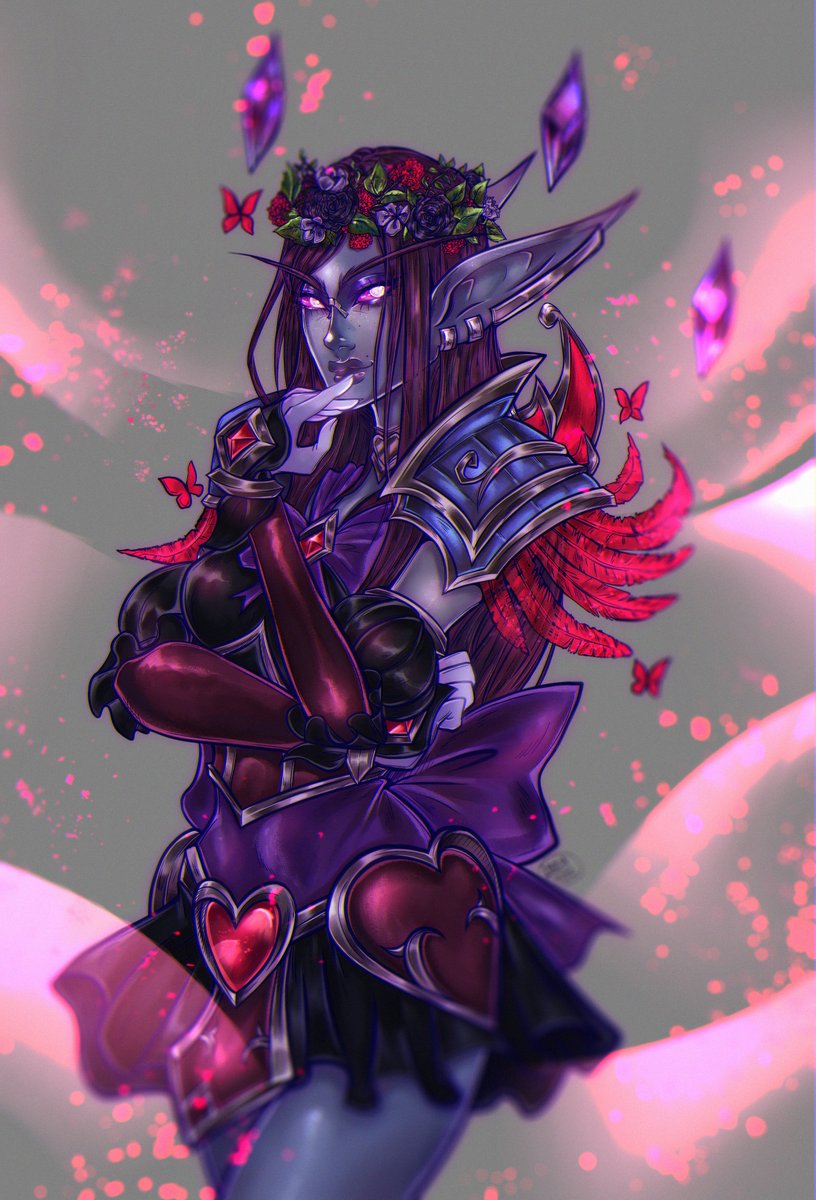 lazymile's tweet photo. for @alybella92 💜🌹
#warcraft #wow https://t.co/U8K3sTd30m
