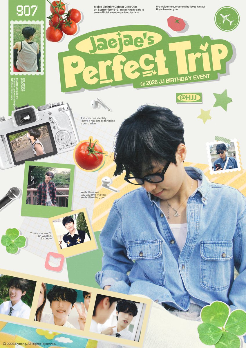 HJJ_HBD's tweet photo. 🍅 𝙹𝚊𝚎𝚓𝚊𝚎'𝚜 𝙿𝚎𝚛𝚏𝚎𝚌𝚝 𝚃𝚛𝚒𝚙 수요조사 🍀

2026년 9월 5-6일에 열리는
#재재 님 생일카페에서 수요조사를 진행합니다!

📅 기간: 𝟸𝟶𝟸𝟼/𝟶𝟾/𝟶𝟷-𝟶𝟾/𝟷𝟷
 🔗 https://t.co/kxP7Y5JPWp

수요조사를 기반으로 특전 수량이 결정됩니다!
방문하실 분들의 많은 참여 바라요✨️! https://t.co/gjeKpHZ6sf