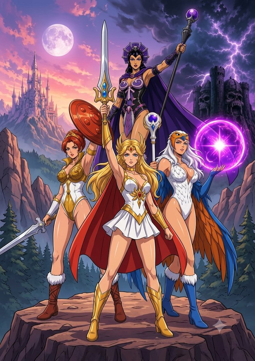 EnixToys's tweet photo. MOTU GIRLS https://t.co/IBMl2W7vBB