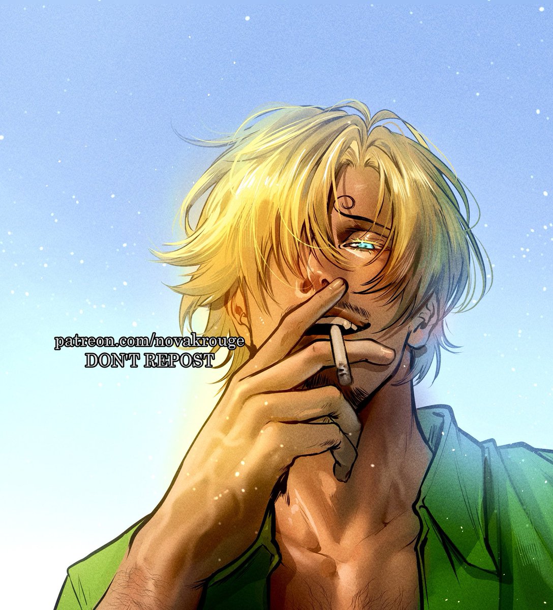 NovakRougee's tweet photo. oh golden boy #sanji #onepiece https://t.co/vS41LKCsdk