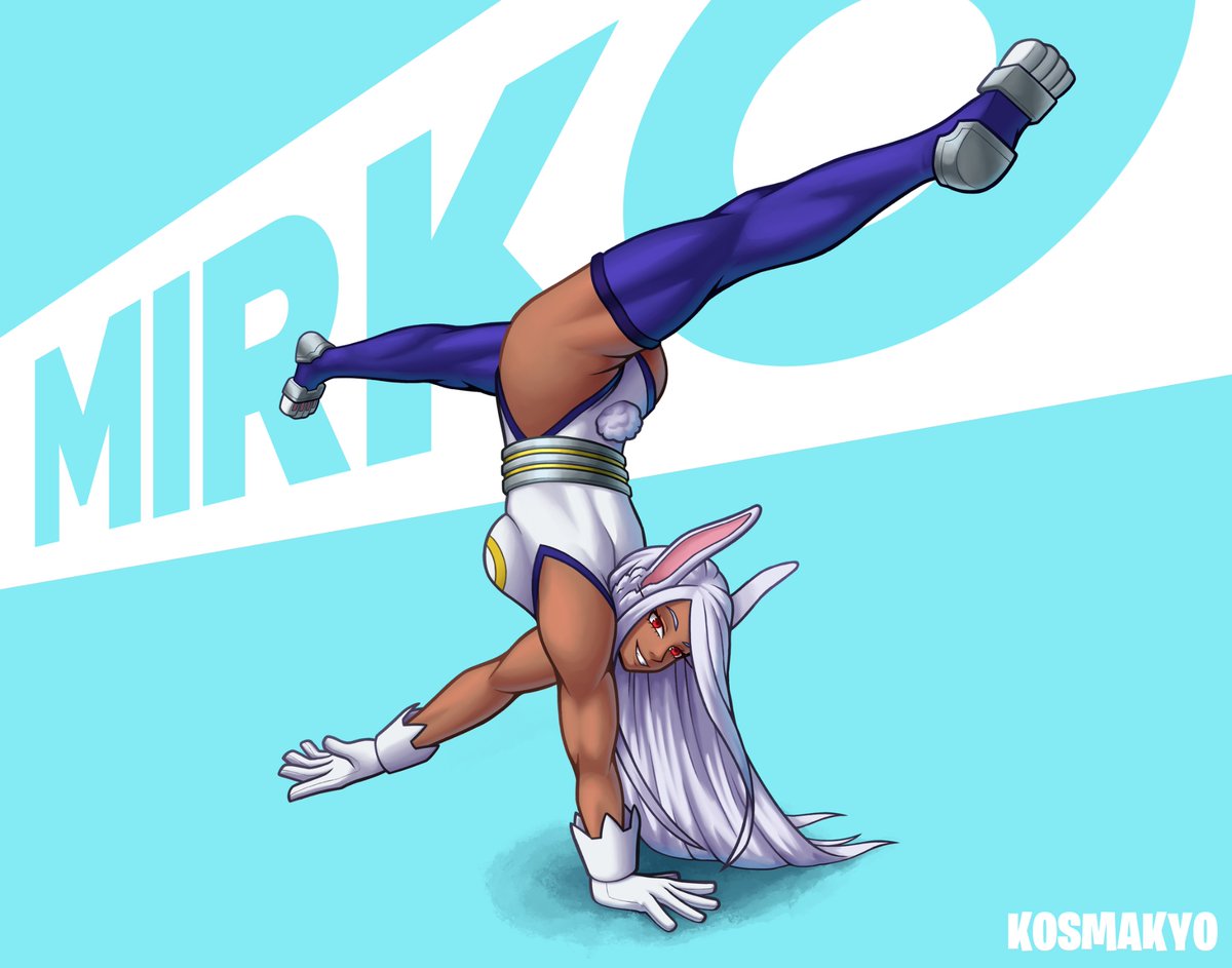 Kosmakyo's tweet photo. A quick drawing a Mirko cuz she’s awesome 🐇

#Mirko https://t.co/PH5Yu24I4t