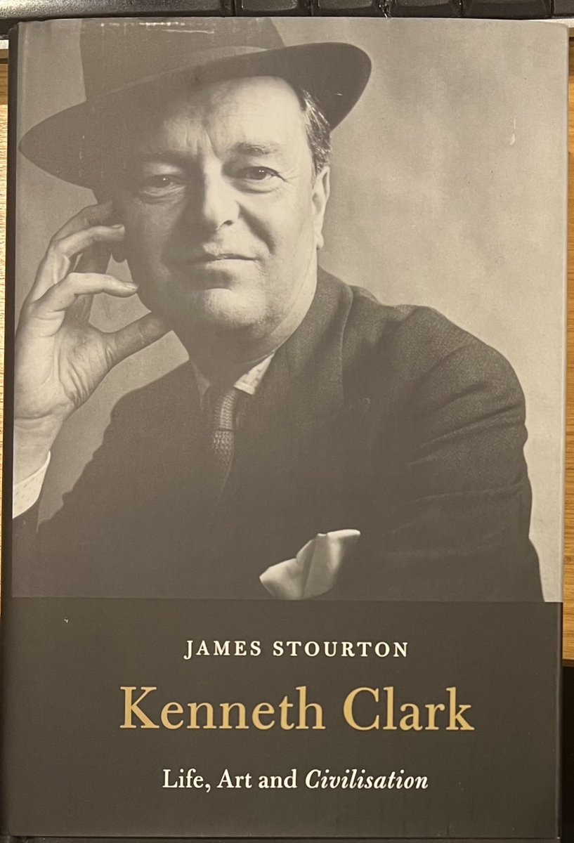 StuartKells's tweet photo. On the desk today #KennethClark #Knopf https://t.co/tkvsTzTFVG