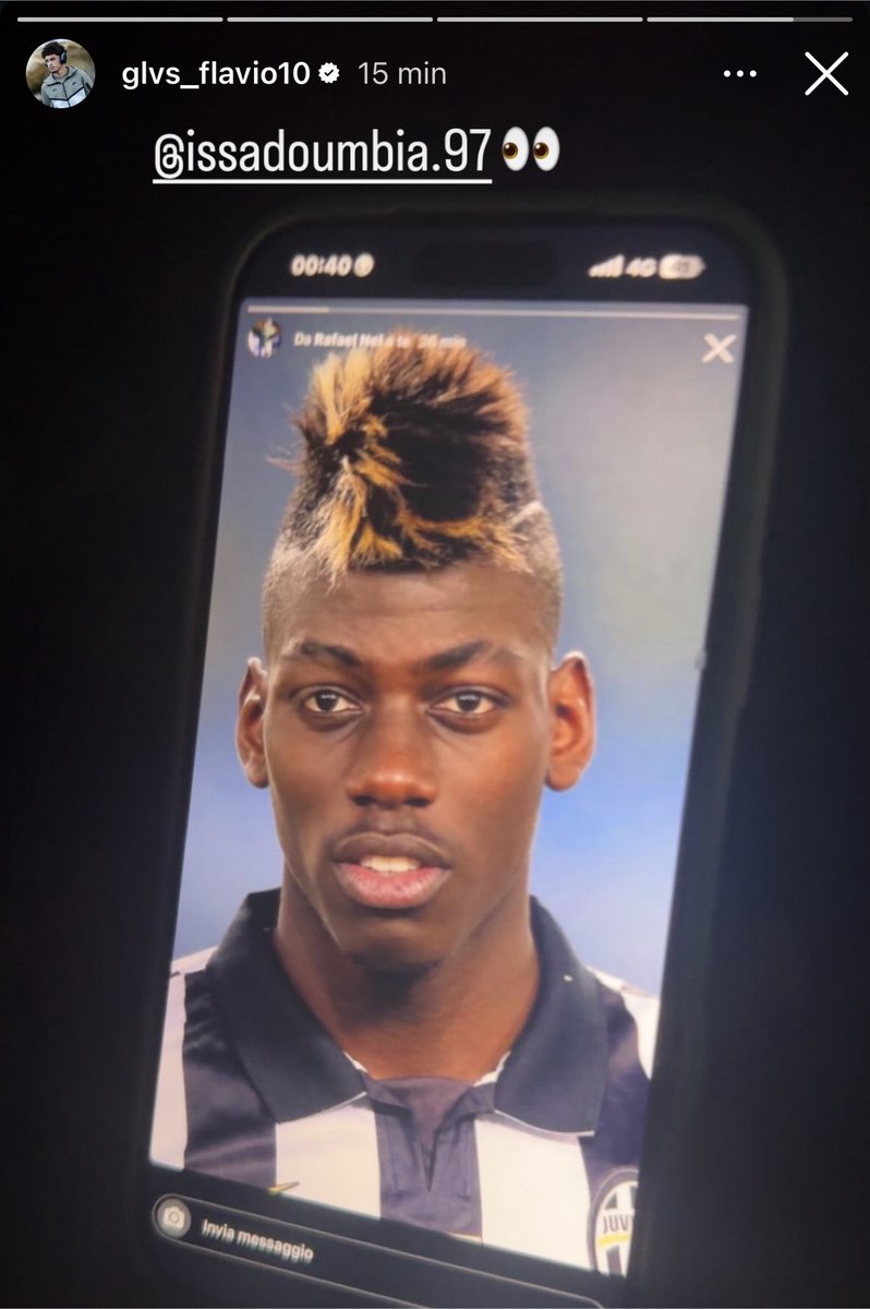 Sporting_CPAdep's tweet photo. Flávio Gonçalves meteu no story uma imagem que Rafael Nel lhe enviou, de uma mistura entre Issa Doumbia e Paul Pogba 😂💚 https://t.co/eDESudOk91