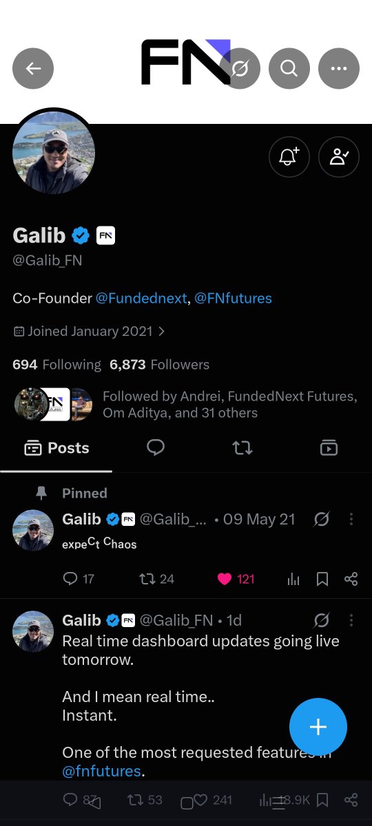AndreW418667's tweet photo. @Rajwansh @Galib_FN @PropFirmPerk 95% Profit Split on FundedNext Flex 
@Kryptonian47 
@tessykrypt 
@pastel_wave_ https://t.co/gRvmyxUZOS