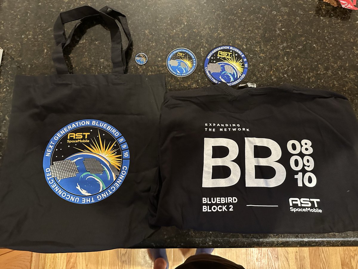 trickybeasts's tweet photo. Thank you for the swag bag @AST_SpaceMobile https://t.co/FcaJrbPeHa