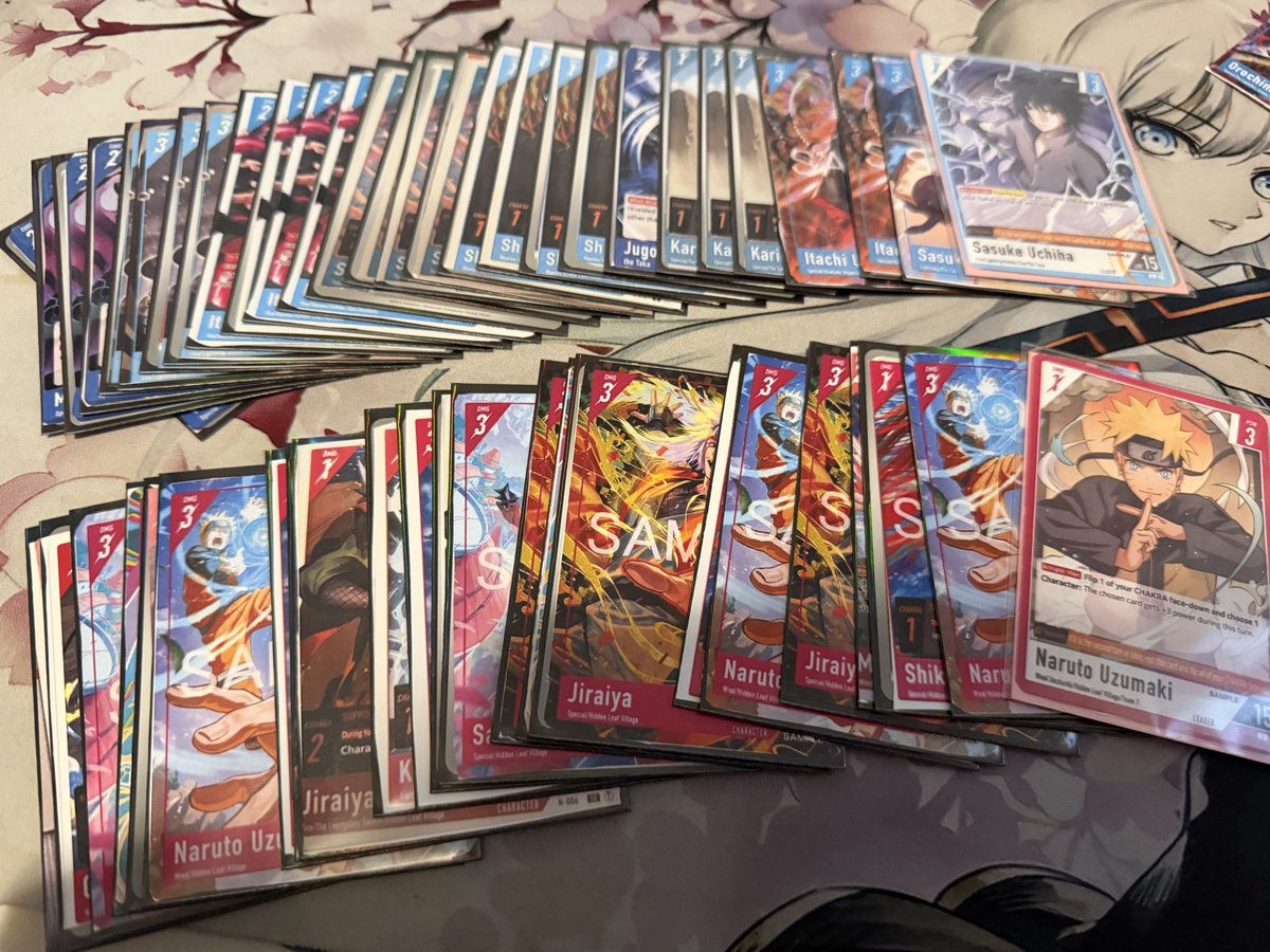 nerddandy's tweet photo. The road to greatness starts here #narutotcg https://t.co/w1foHx6Nfi