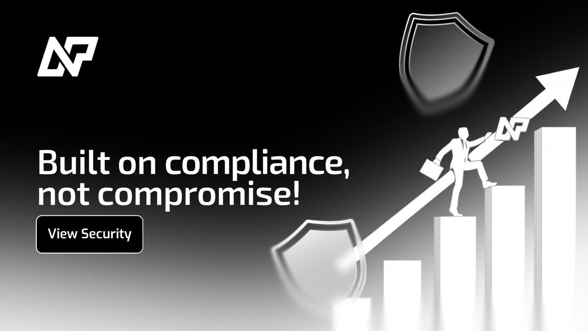 NP_Official_X's tweet photo. Built on compliance, not compromise. 🛡

Mandatory KYC/AML, encrypted identity data, and AI-monitored transactions - all recorded on-chain. Security first, always.

View security 👇
https://t.co/bEgVlBQIX0

#RWA #Web3 #DeFi #NP https://t.co/vB7K2lg01R