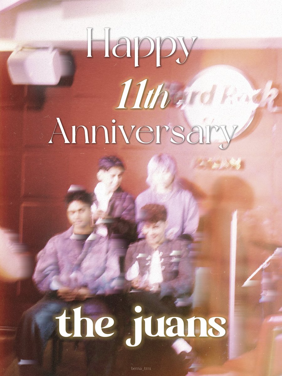 berna_trrs's tweet photo. Happy 11th Anniversary Dawans!! 🥳🎉🫶🏻🫶🏻 @TheJuans_BAND 

11 YEARS WITH THEJUANS
#LabingJUANnaTaon
#Happy11thJUANniversary https://t.co/jRWA3ZKFa5