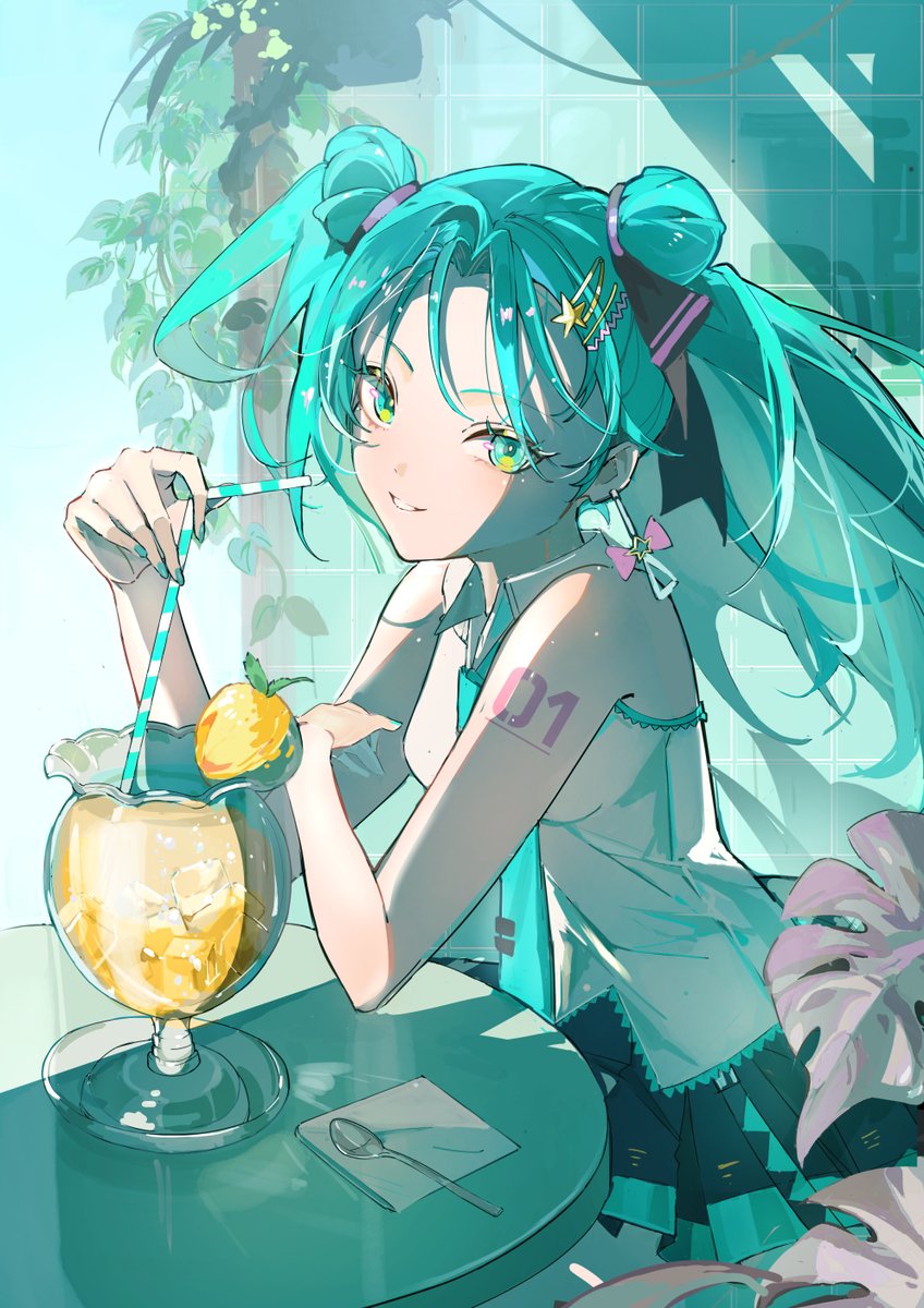 Eliza_YYe's tweet photo. #今月描いた絵を晒そう #初音ミク https://t.co/wGBPrFbAxR