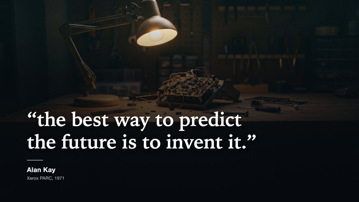 ONEchain_game's tweet photo. "the best way to predict the future is to invent it."
— Alan Kay https://t.co/RDbMDXVNDg