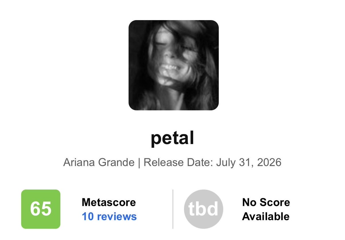 markintears's tweet photo. petal on metacritic:

65 (+2) — 10 reviews (+1) https://t.co/WAzgS9aaWt