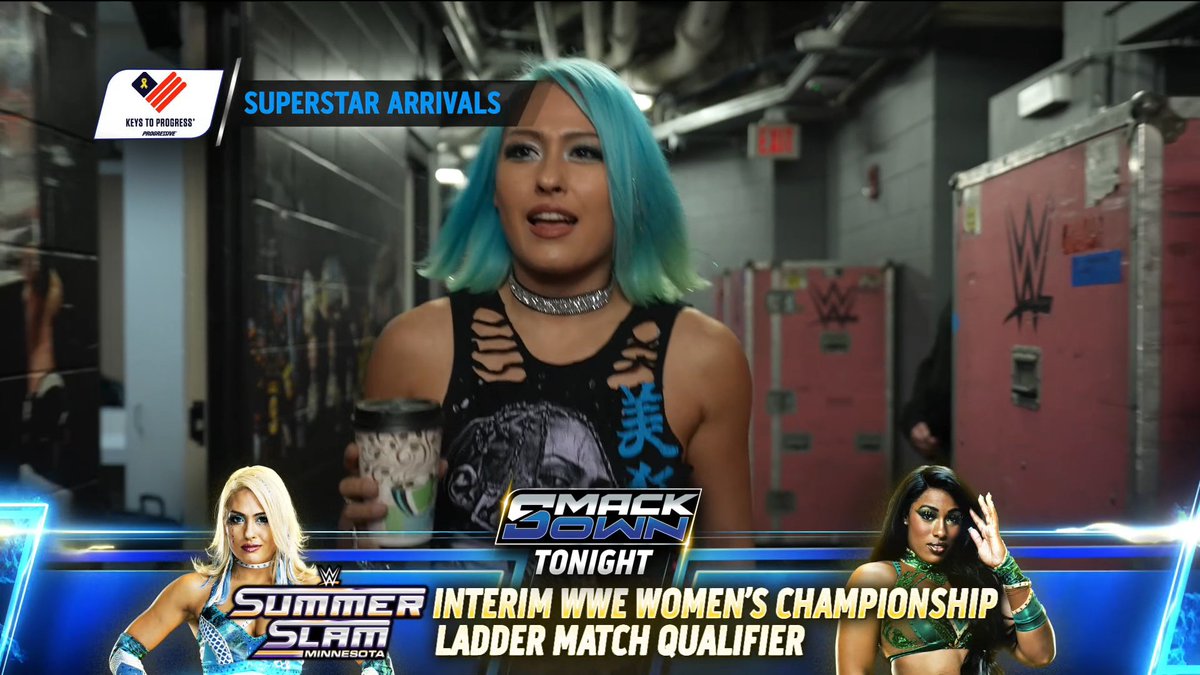 LuigiWrestling's tweet photo. Buenas noches, Giulia. Por favor, gana hoy. #SmackDown https://t.co/F10G0Rxqsm