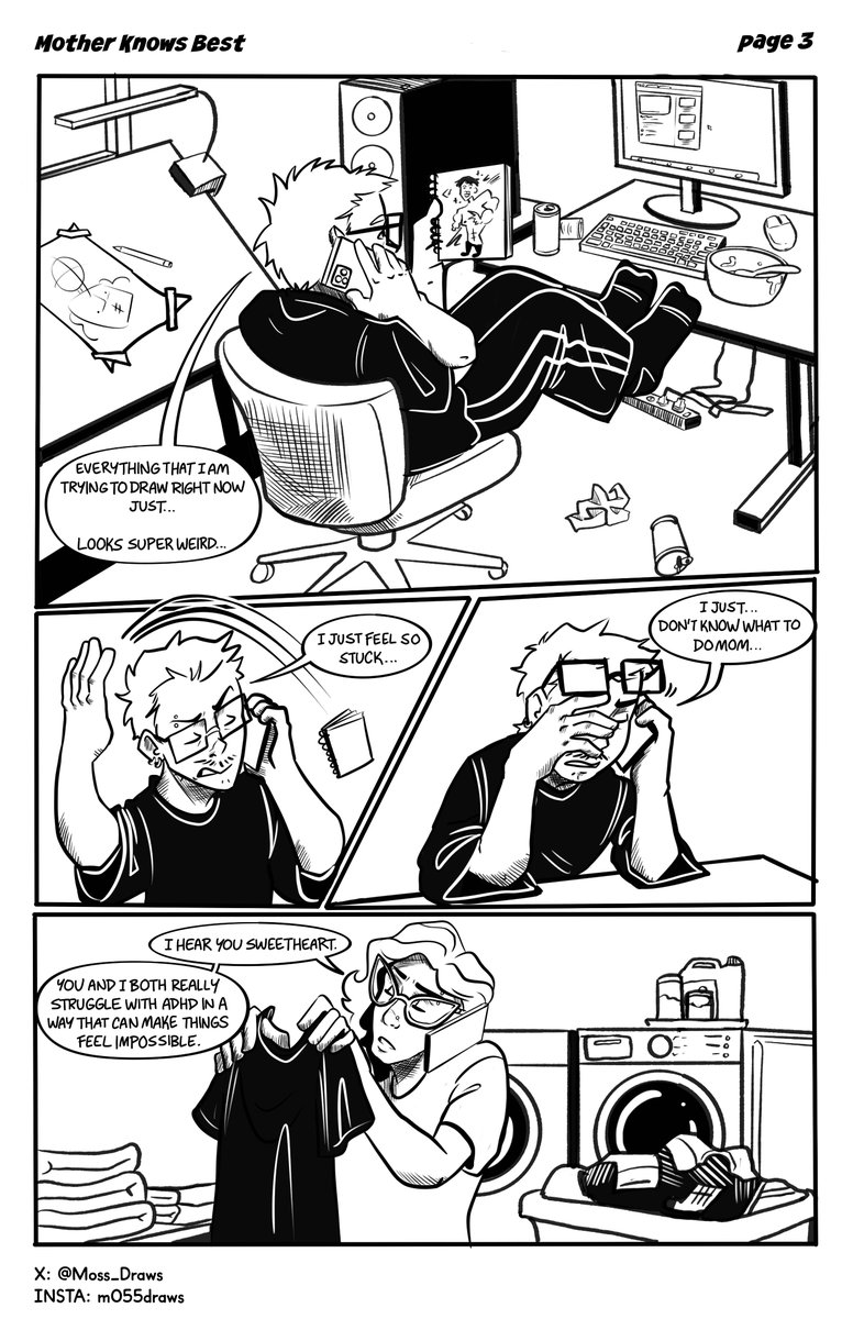 Moss_Draws's tweet photo. Mother Knows Best - Page 3 https://t.co/Qnwgf7gp70