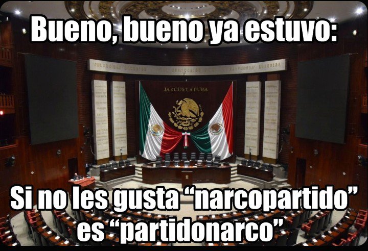 marco_descalzo's tweet photo. @lamusitapg Se cansarán de prohibir palabras, las posibilidades de invención y combinación son infinitas, si no les gusta "narcopartido" es "partidonarco" y la vergüenza de emitir prohibiciones sin sustento, los derrotará de alguna u otra forma, como pasó con #DatoProtegido 👊 https://t.co/AKyAVSsnIN