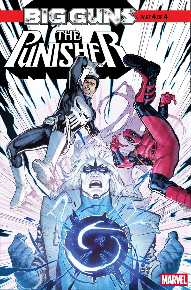 acervodeadpool's tweet photo. Novas imagens da capa da edição #9 do Crossover “Big Guns” de Deadpool e Justiceiro https://t.co/jiI4gG0B3z