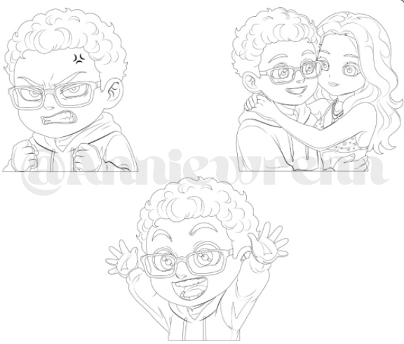 anniewreenn's tweet photo. Fresh batch of emotes what do ya think guys ?
#emotes #twitchartist #discordemotes #artcommunity #digitaldesign #streamerlife #graphics #customart #gamingassets #designwork #commissionㅤ https://t.co/H09yv3mQbX