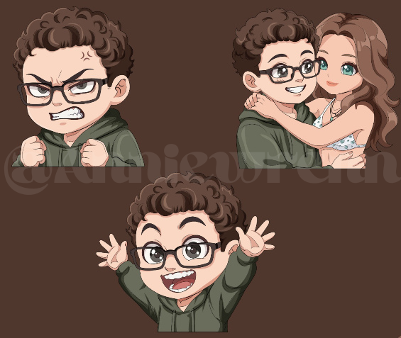 anniewreenn's tweet photo. Fresh batch of emotes what do ya think guys ?
#emotes #twitchartist #discordemotes #artcommunity #digitaldesign #streamerlife #graphics #customart #gamingassets #designwork #commissionㅤ https://t.co/H09yv3mQbX