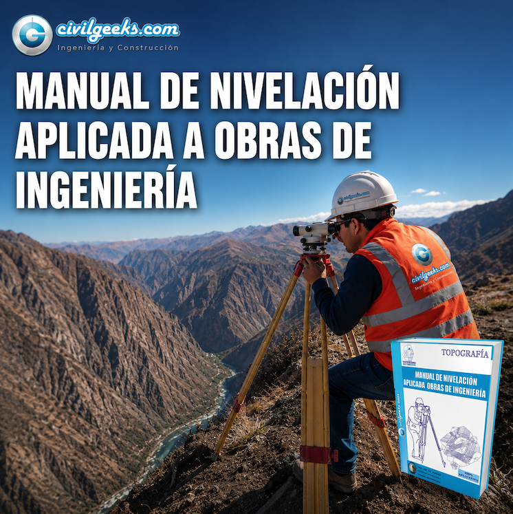 CivilGeeks's tweet photo. La topografía no acepta aproximaciones. Te compartimos este 𝗠𝗔𝗡𝗨𝗔𝗟 𝗗𝗘 𝗡𝗜𝗩𝗘𝗟𝗔𝗖𝗜Ó𝗡 𝗔𝗣𝗟𝗜𝗖𝗔𝗗𝗔 para obras de ingeniería.
👇𝗗𝗘𝗦𝗖𝗔𝗥𝗚𝗔👇
🔗 https://t.co/xQdoQRwdWY
#Topografia #IngenieriaCivil #CivilGeeks #Nivelacion #Construccion #ObrasCiviles https://t.co/8NEdEhOZaj