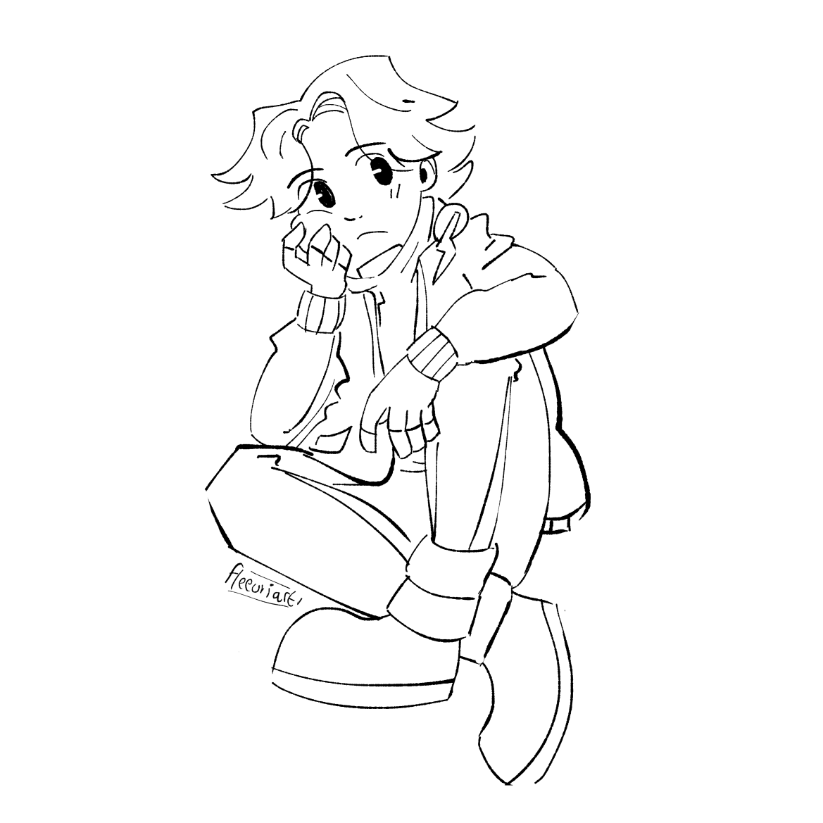 fleeuriart's tweet photo. 5 minute bart allen sketch while I think about stuff #impulse https://t.co/o0WsRzx5Z3