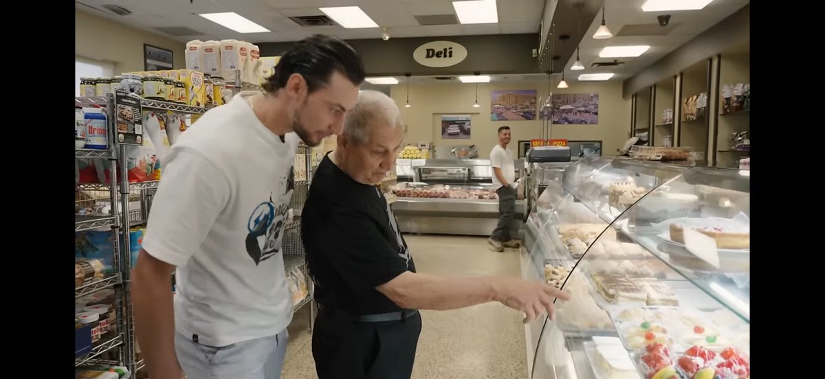 KevinTall's tweet photo. Sure, there’s Elf on the Shelf for the  Christmas Season, but for Hockey Season, the @TBLightning gave you Anthony Cirelli in a Deli on Bolts Beginnings. @acirelli22 https://t.co/d1GSKFqoMT