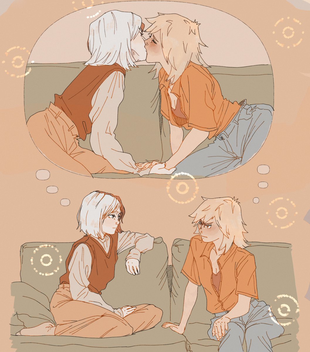vherlin_'s tweet photo. sorry for the re-upload, heres yuri tdbk thinking abt kissing again https://t.co/qQqdHZCv9p