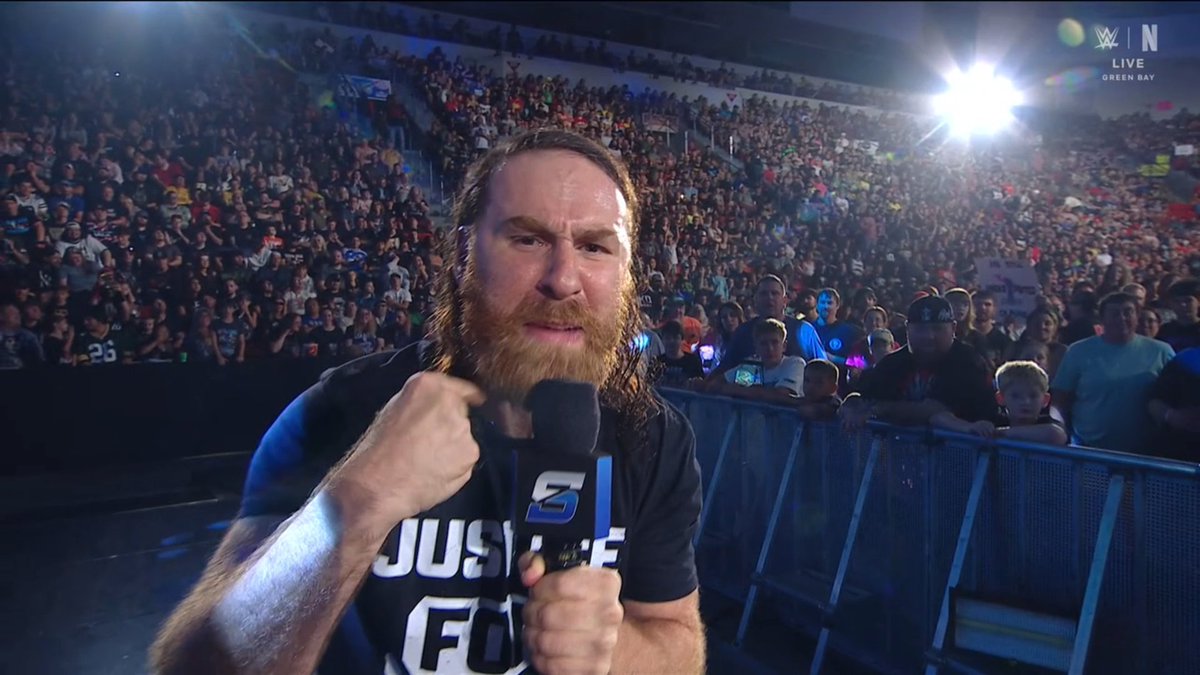 EliteClubS0B's tweet photo. “CM Punk, the biggest fraud, the biggest hypocrite, the biggest piece of trash in this company. The man who sat here 15 years ago crying because his face wasn't on the front of collectibles. Congratulations, CM Punk. You have ascended to the prestigious rank of Corporate Poster Boy No. 2.”

SAMI ZAYN IS GOING OFF ON CM PUNK 🔥

#SmackDown