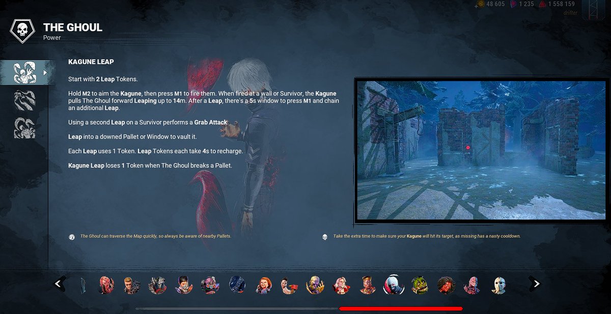 F1ctionisntreal's tweet photo. This guide is actually solid, although I don’t understand the “missing your kagune leap has a nasty cooldown” part (also I find it really funny the visual demonstrations are at a TnL wall iykyk) https://t.co/I802cGpaBj