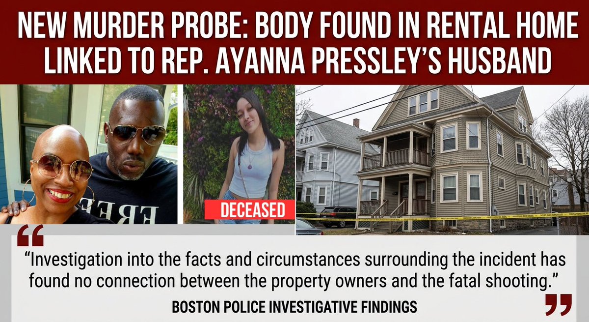 DiamondandSilk's tweet photo. 🚨 News Update in Mattapan: The death of 18-year-old Yoseliani Ann Marte Ocasio, found in a property owned by the husband of Rep. Ayanna Pressley, is now officially ruled a HOMICIDE. This was pending for nearly two weeks after she was discovered on July 18 suffering a gunshot wound.

Boston Police now state there is "absolutely nothing that indicates any connection to the owners."

This is a developing story, but two key questions remain:

Who is the individual that walked into the District E-18 police station to report the shooting?

🚨 Why did it take 12 days for the medical examiner to rule this a homicide, especially when officers found an apparent gunshot wound at the initial scene on Malta Road?

Are we missing the full timeline of events? What questions are you still asking?

#DiamondandSilk #AyannaPressley #Boston #HomicideProbe #InvestigationGaps #Mattapan