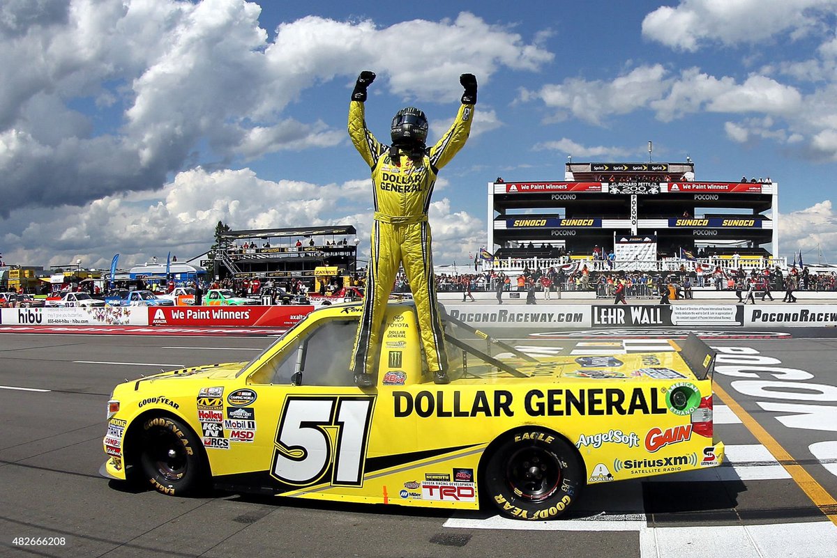Basso488's tweet photo. 11 years ago today, Kyle Busch won the 2015 Pocono Mountains 150. https://t.co/EZQbR59fMl