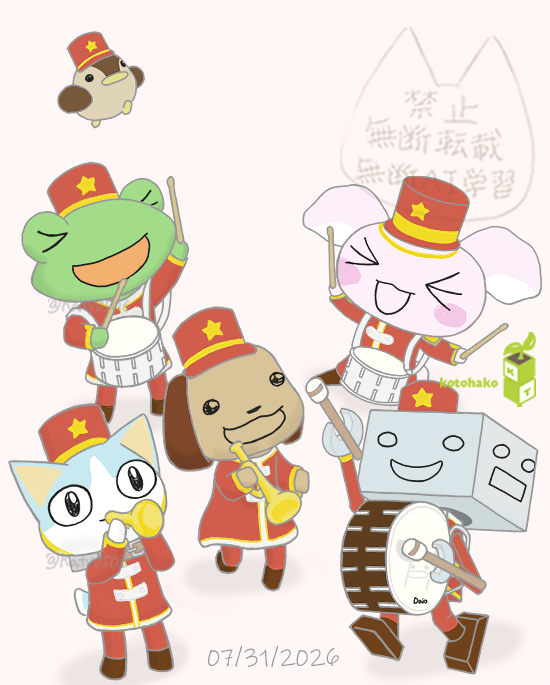 Katy05061060's tweet photo. リッキーと描けました🐸（カモさんも）
ということで
7月までに描いたポケピたちです！
あとはトロクロを残すのみ！

8月になってしまいましたが
引き続きぼちぼち進めます💦
#祝どこいつ27周年 https://t.co/Tqd11bNcz2