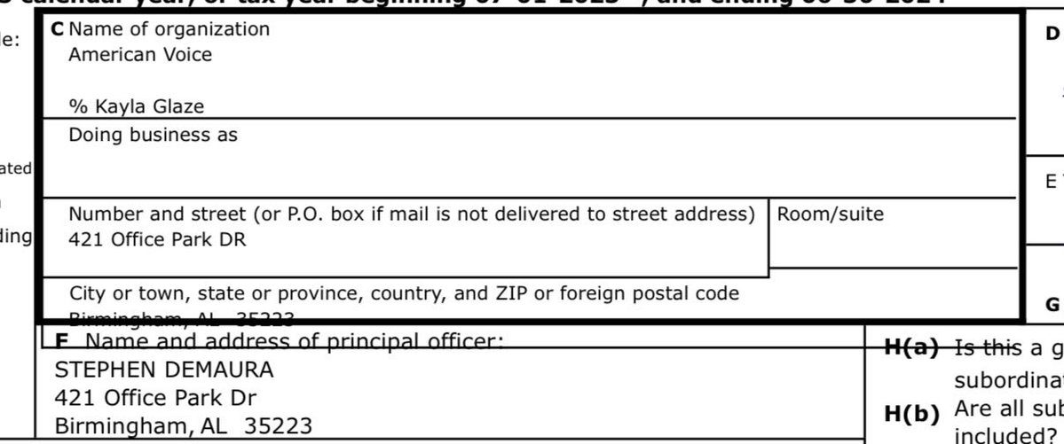 allymutnick's tweet photo. Looks like Rs may be meddling in #MISEN Dem primary

Mailers from a c4 called American Voice hits Haley Stevens (D) on insider trading bans + taking $ from ICE contractors

Principal officer listed on the group’s 2023 990 is Stephen DeMaura, same name as the now-NRSC deputy ED… https://t.co/cG4jWHlyzT