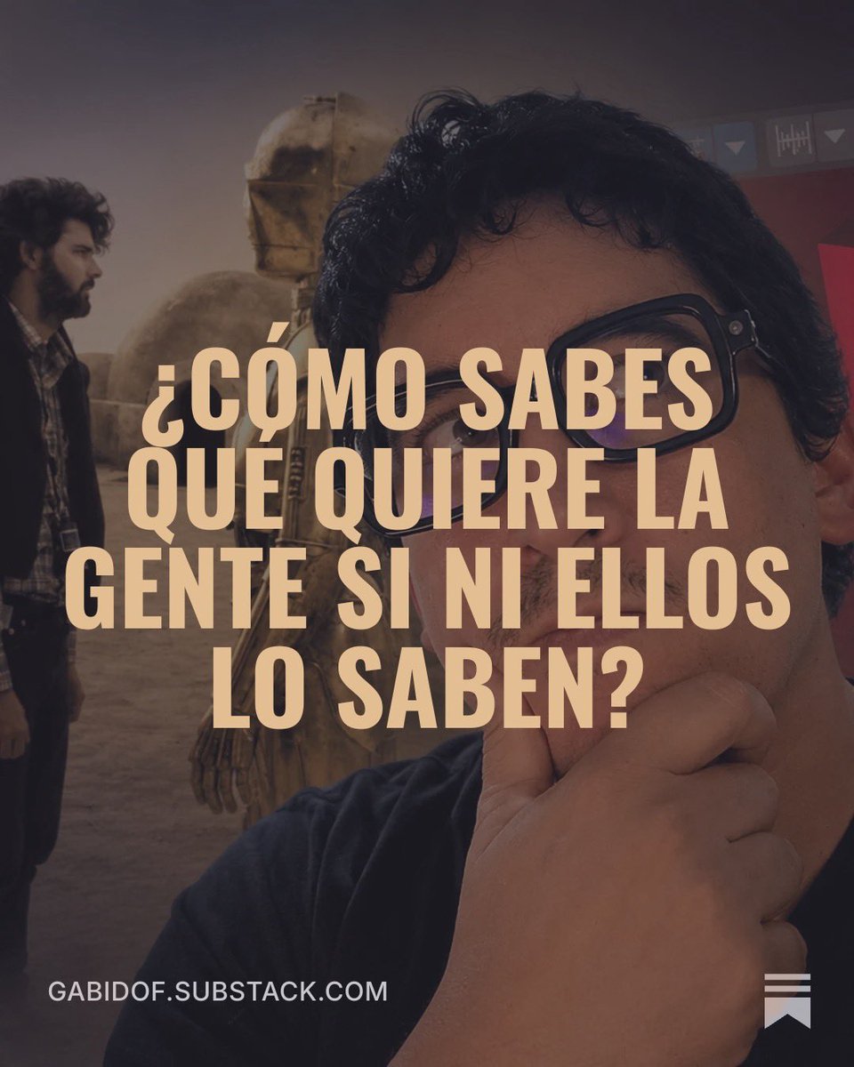 gabidof's tweet photo. George Lucas tuvo una entrevista un poco polémica, dijo, “La audiencia no sabe lo que quiere ver”
Además habló de la IA y cómo va a cambiar la creación de películas.
Nuevo Chan Chan Chan.
https://t.co/TRwQTK6INW
#chanchanchan #newsletter #hopecity https://t.co/tcaiPHH3YF