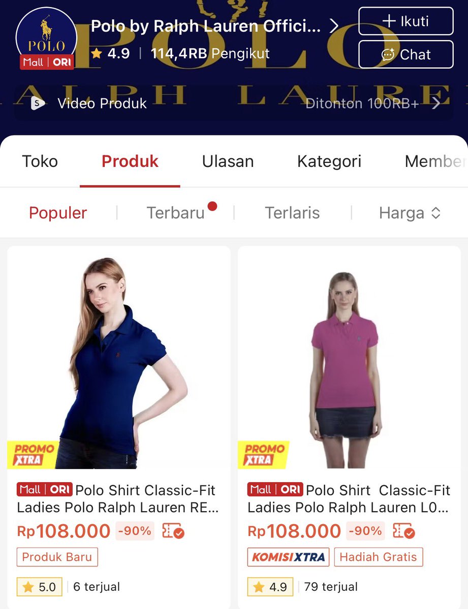 ndawincoty's tweet photo. Kalian tuh tim Polo Ralph Lauren atau Polo Indonesia sihh?? Aku kira sama ternyata beda yaa https://t.co/O53Ujawn6s