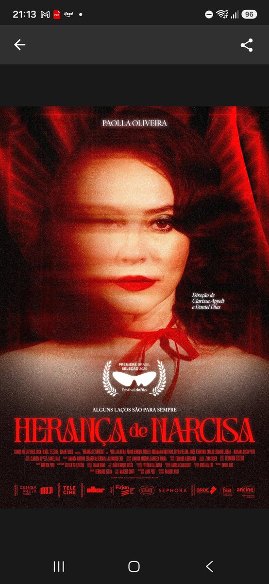 telalarga's tweet photo. Resenha do filme "Herança de Narcisa" lá no blog Tela Larga.
Terror nacional com Paolla Oliveira.

Confiram!

https://t.co/oqPfwEVt1g

#TelaLarga #herancadenarcisa #terror #paollaoliveira #cinemanacional https://t.co/vmDNXZThBc
