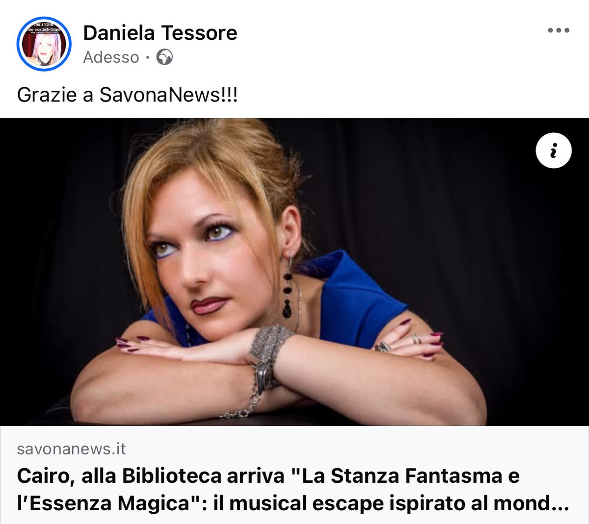 MusicStyleDT's tweet photo. Grazie a SavonaNews!!!

https://t.co/gAI4KyxBoA https://t.co/MzyX6YkXGE