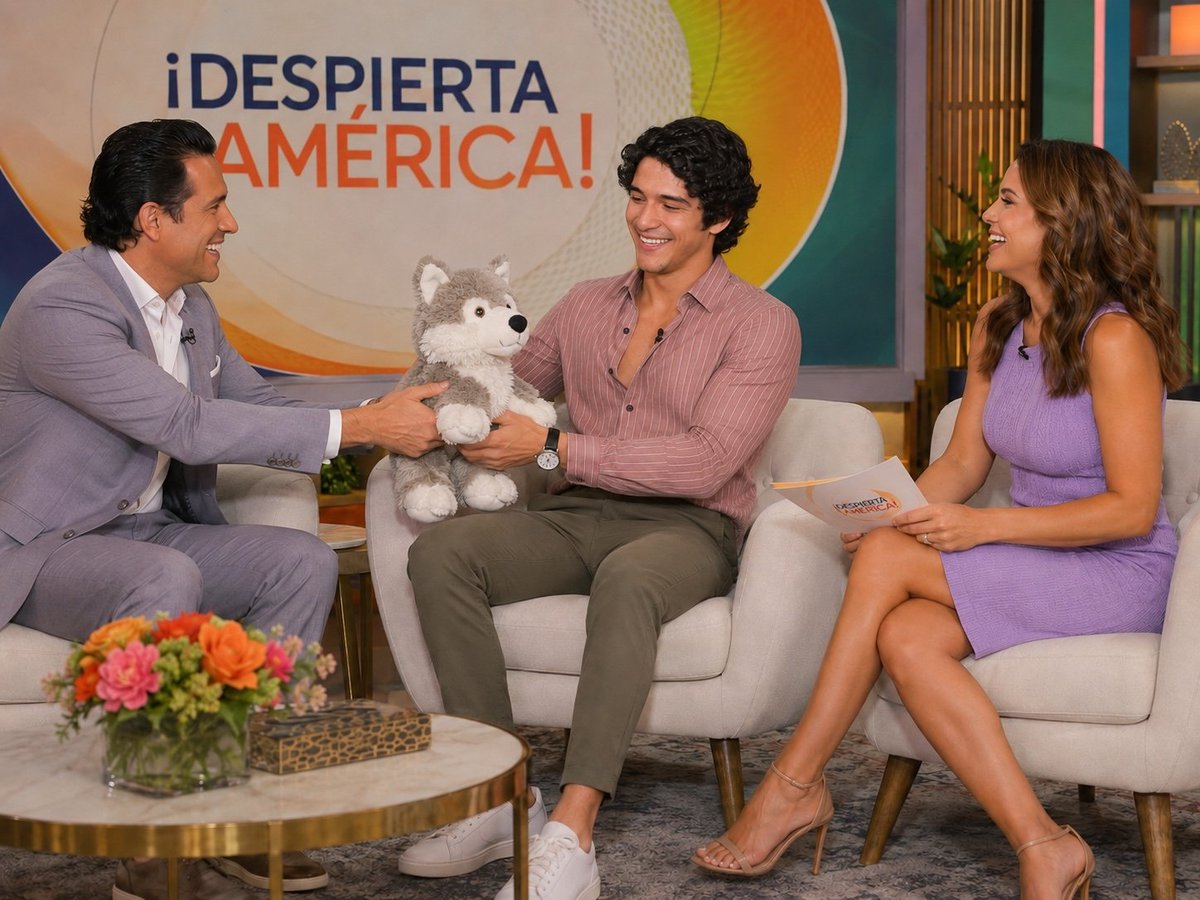 MateoFenwick's tweet photo. Me encantó la oportunidad de @despiertamerica para acercarme a mi pueblo latino y hacerles sentir que #WolfpackJCPx 🐺 también les pertenece. ¡Una enorme responsabilidad para mí ser una persona de color y también miembro de una familia de televisión de legado. https://t.co/rAnrax2QOf