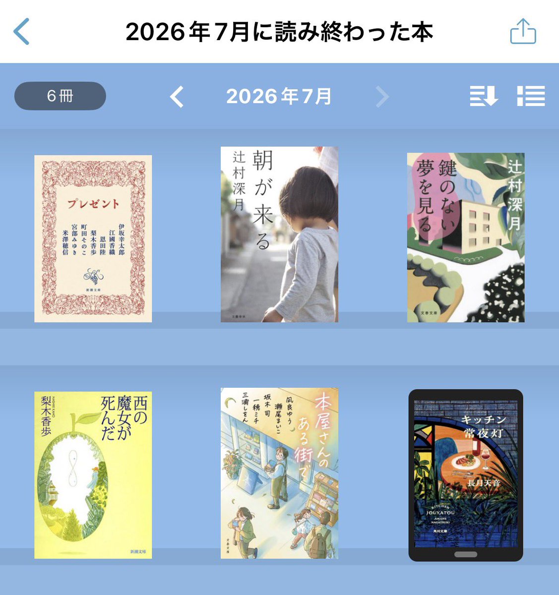 hkr_0619's tweet photo. #7月読了本
今月も素敵な本に出会えました📚✨
特に「朝が来る」 は本当に読んで良かった！ https://t.co/1VZp4cV9Lq