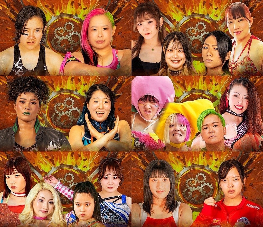 Onorick's tweet photo. 今日はプロレス観戦です 飛ぶ鳥を落とす勢いのセンダイガールズプロレスリング新宿FACE大会です 満席らしいです 凄い #SENJO

2026.8.1 新宿FACE大会　全対戦カード
第1試合　シングルマッチ10分一本勝負
暁千華vs高野玲菜
新人の高野玲菜選手の頑張りを見届ける試合ですかね いずれは女子プロレス界トップになるであろう暁千華選手に潰されないように心が折れずに頑張ってほしいですね

第2試合　タッグマッチ15分一本勝負
Chi Chi &光芽ミリアvs 叶ミク&鈴木ユラ
マリーゴールド参戦の時の鬼瓦バージョンのChi Chi選手を観たいですね 光芽ミリア選手と鈴木ユラ選手の蹴り対決にも注目したいと思います

第3試合　タッグマッチ15分一本勝負
＜ボブボブモモバナナ＞岡優里佳＆桃野美桜 vs 水波綾&松本浩代
かわいいボブボブモモバナナがベテランで強い相手にどう立ち向かうかですね

第4試合 シングルマッチ15分一本勝負
ZONES vs 愛海
最近 シングルの試合が増えてきた愛海選手 相手は強敵ですが当たりでも負けないでしょうからテクニシャン愛海ぶりをみせてほしいですね

セミファイナル
タッグマッチ20分一本勝負
VENY&YUNA vs岩田美香＆高瀬みゆき＜赫覚醒＞
この対戦は楽しみですね VENY&YUNAとアカエナのどちらのタッグ愛が強いかによって勝敗が決まるんじゃないでしょうか VENY&YUNA続けてほしいなぁ YUNA選手頑張って

メインイベント
シングルマッチ20分一本勝負
スパイク・ニシムラvs橋本千紘
現在と未来の対決ですよね 橋本千紘選手は確かに強いですが実力を付けてベルトも獲って勢いのあるスパイク・ニシムラ選手がどれだけ追い込む事が出来るかが注目ですよね